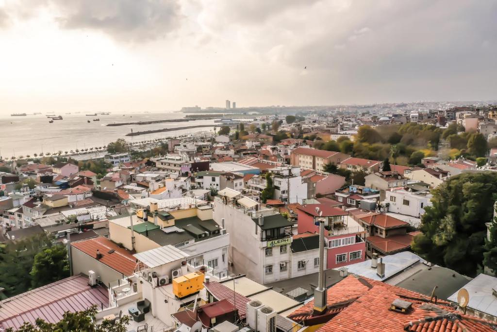 A general view of Isztambul or a view of the city taken from Az apartmant