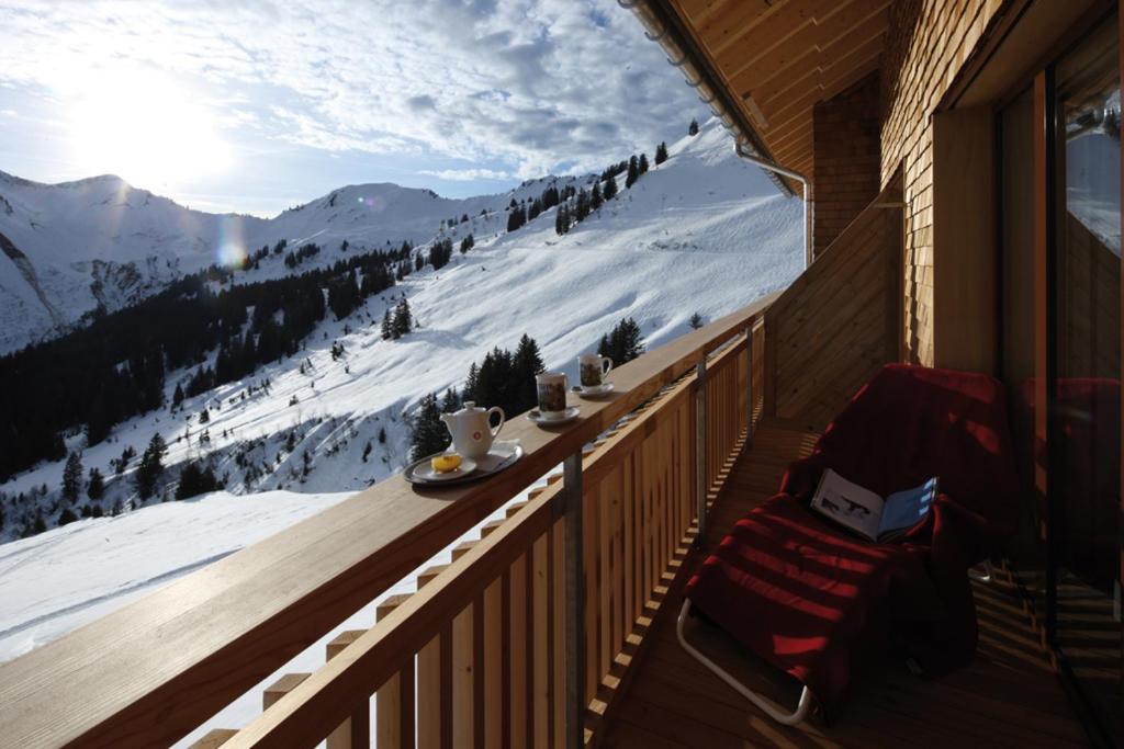 Nespecifikovaný výhled na hory nebo výhled na hory při pohledu z hotelu