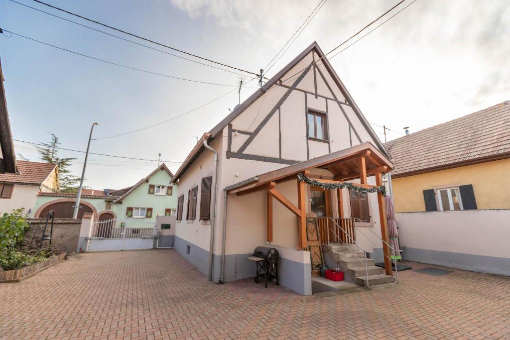 Budova, kde se prázdninový dům nachází