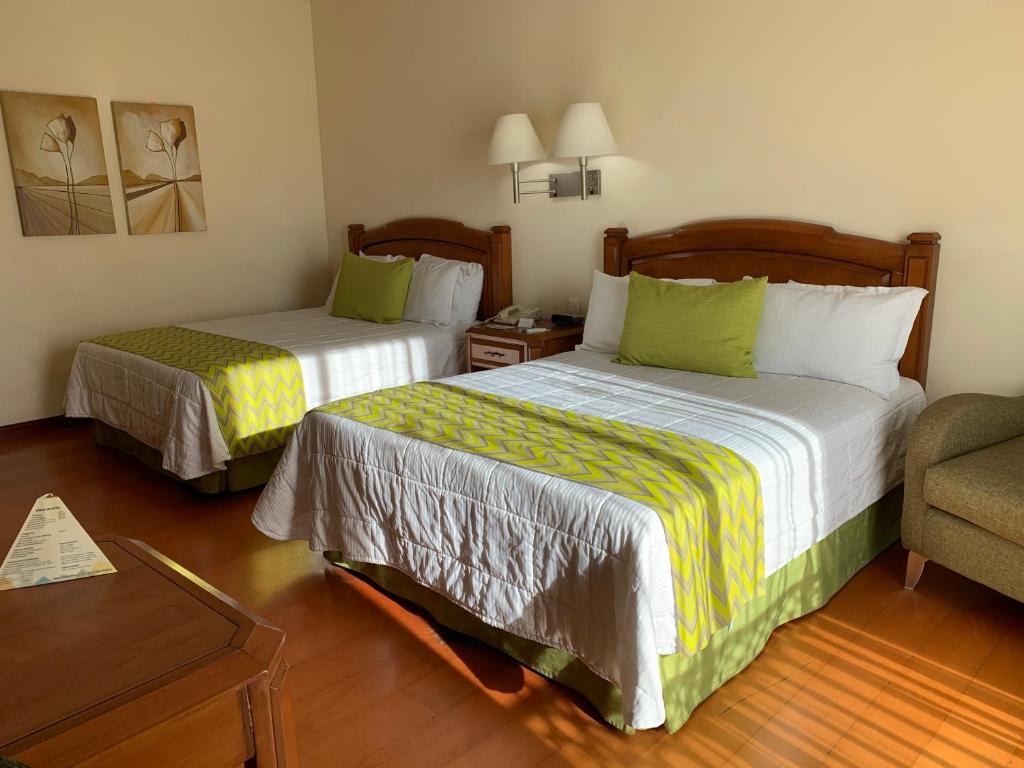 Hotel Villa Florida Puebla - Chambre Double Avec Deux Lits Doubles