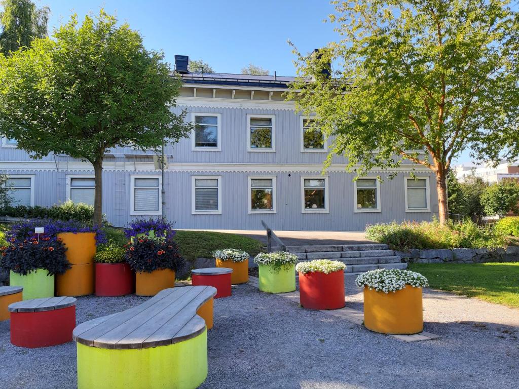 Zahrada ubytování Piteå Vandrarhem
