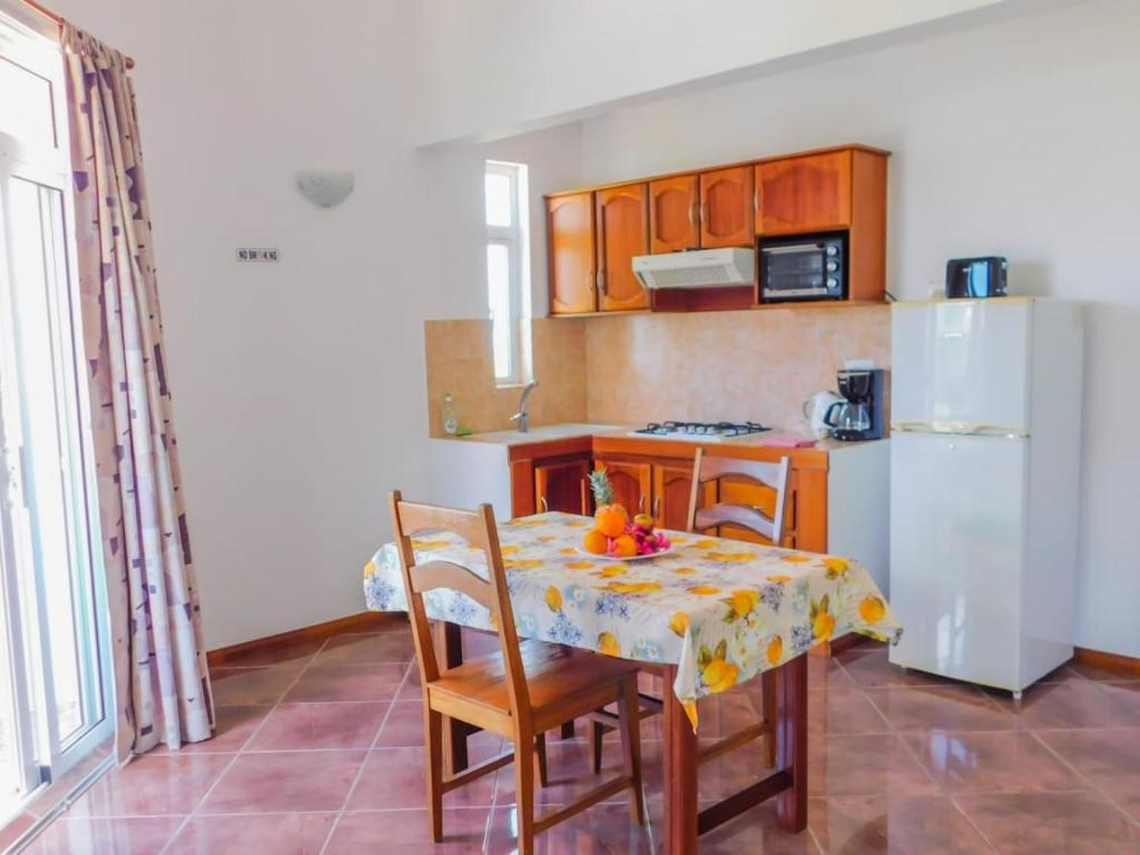 Kuchyň nebo kuchyňský kout v ubytování Tulsi Apartment & Studio