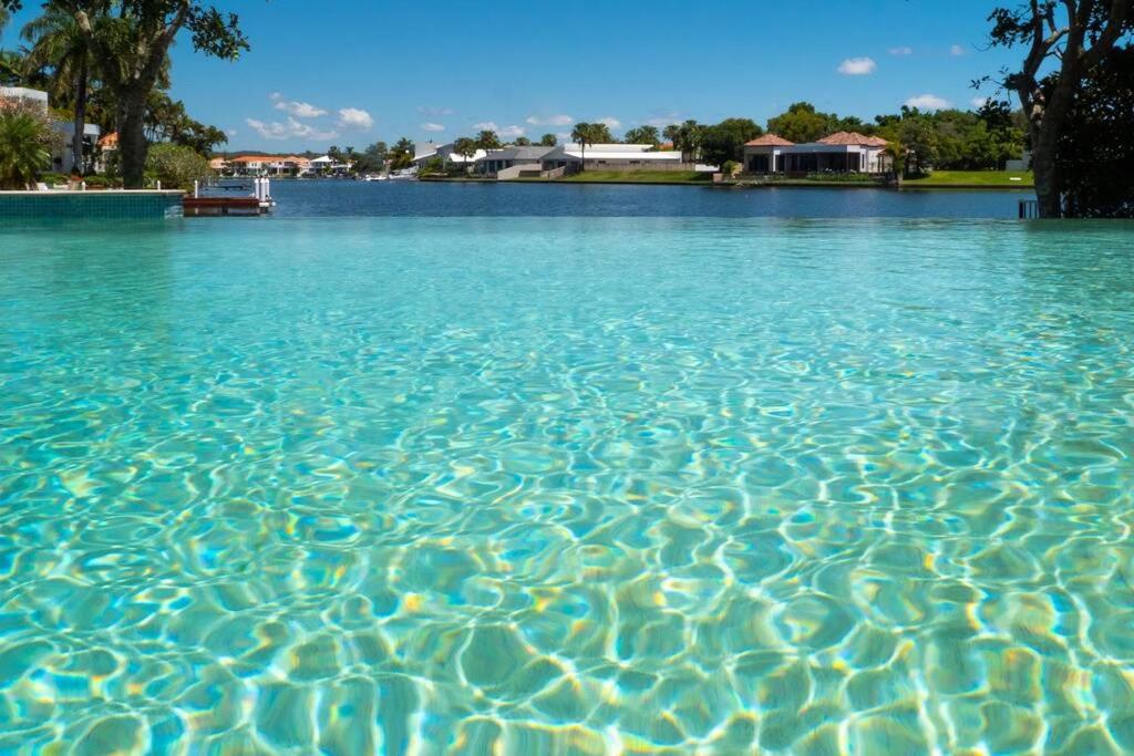 a large pool of clear blue water at Noosa Waters Luxury Waterfront in Noosaville