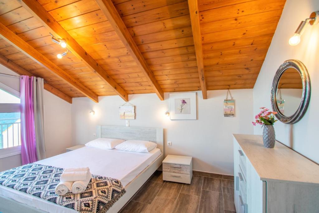 Postel nebo postele na pokoji v ubytování Amore Del Mare