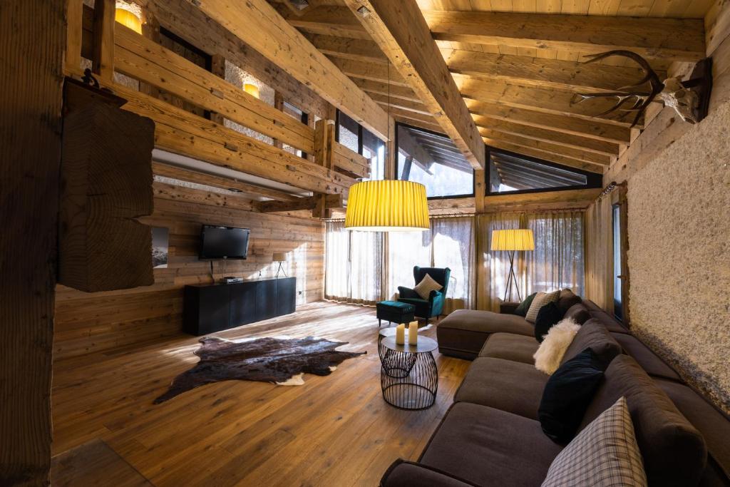 Posezení v ubytování Villa Alpenhof