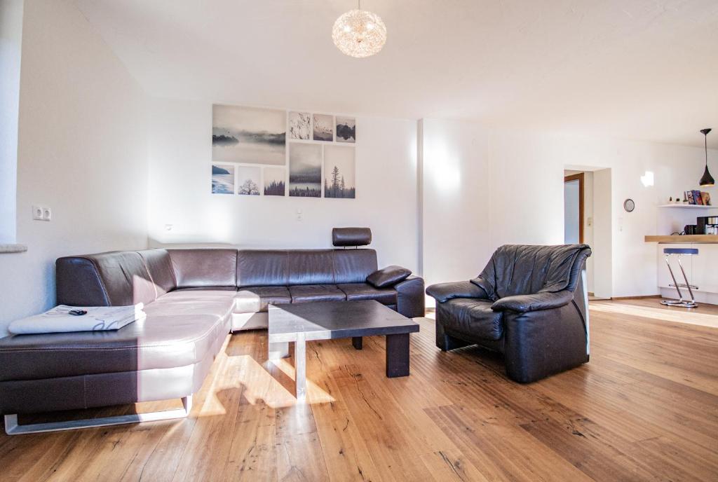 Posedenie v ubytovaní Ferienwohnung mit Terrasse