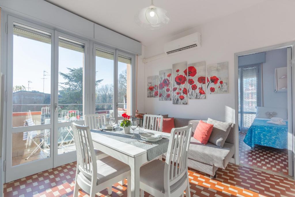 Istumisnurk majutusasutuses Lido di Pomposa Flat a due passi dalla Spiaggia!