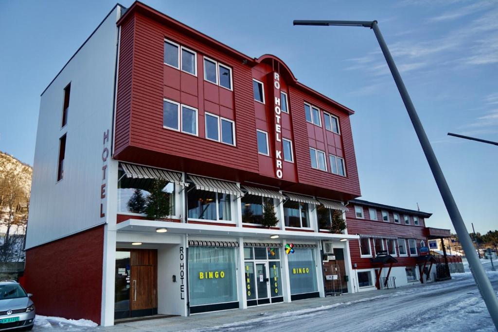 a store front with a building at Ro Hotel in Geilo