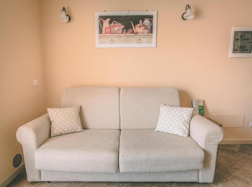 Posezení v ubytování B&B Casa Dolce Casa
