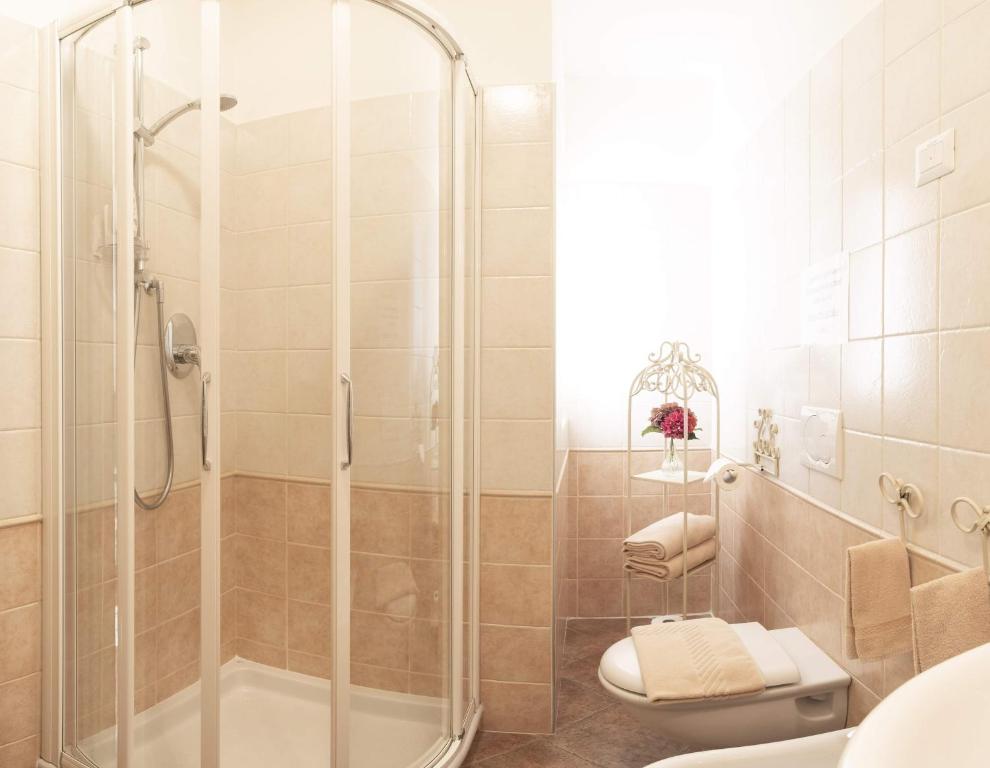 Koupelna v ubytování B&B Casa Dolce Casa