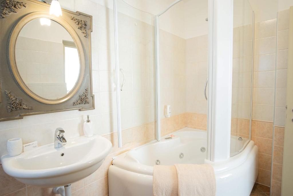 Koupelna v ubytování B&B Casa Dolce Casa