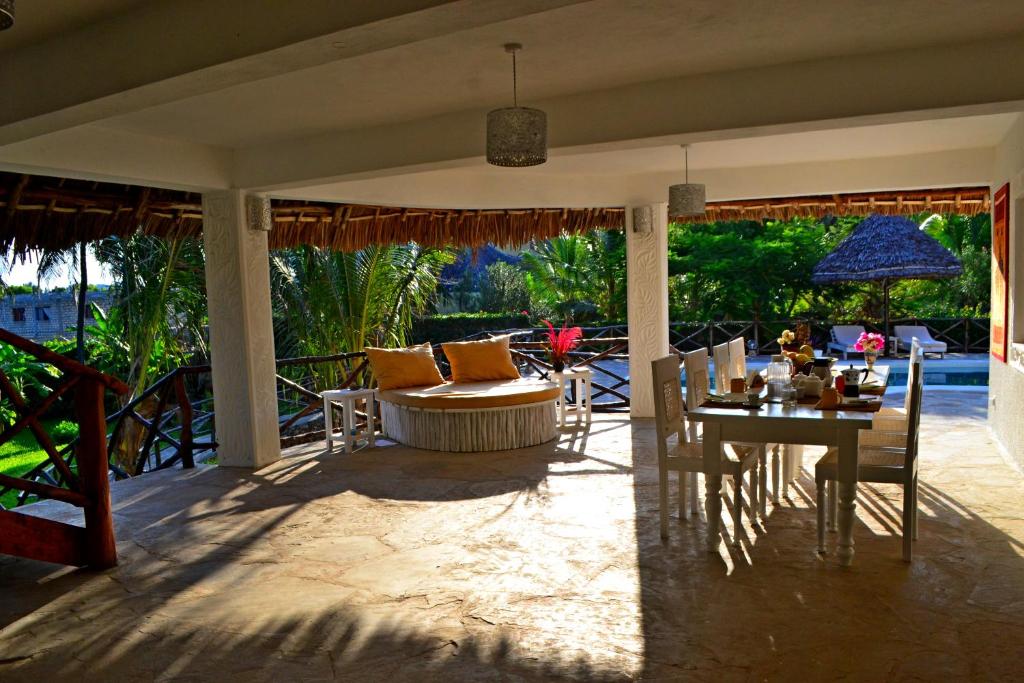 Patio nebo venkovní prostory v ubytování Kimya House, Watamu