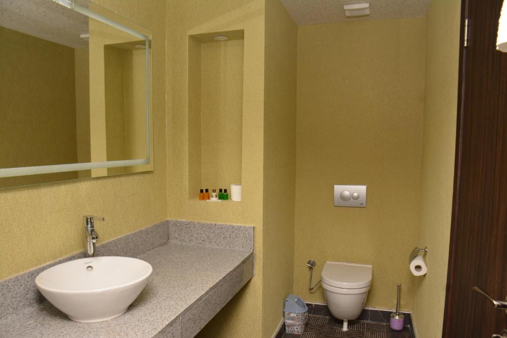 Koupelna v ubytování koza millenyum hotel&spa