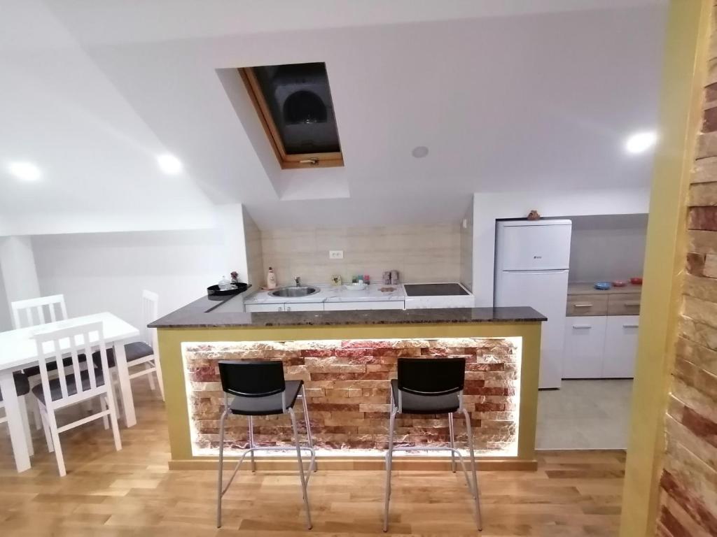 Kuchyň nebo kuchyňský kout v ubytování Duh Zlatara