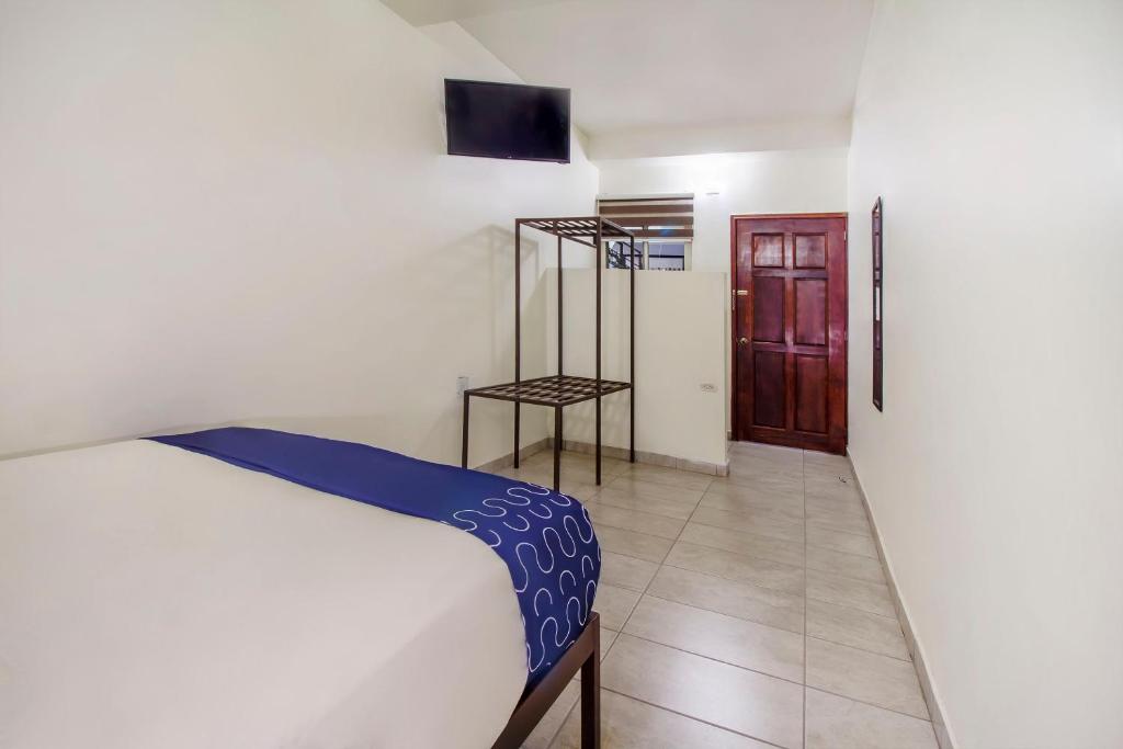 Postel nebo postele na pokoji v ubytování Hotel Plaza Galindo