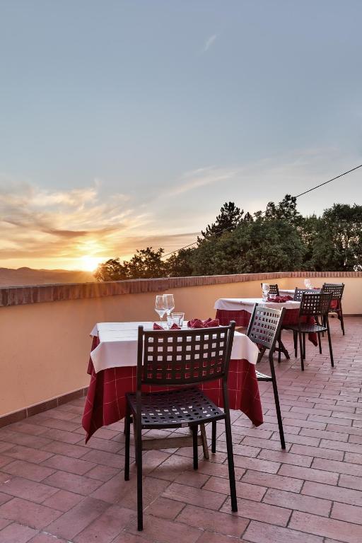 Balkon lub taras w obiekcie Osteria Belvedere