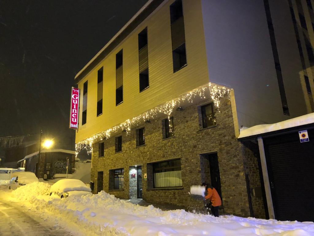Hotel Guineu v zimě