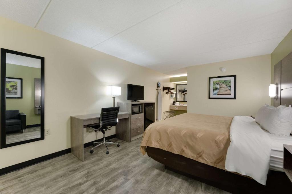 Quality Inn Airport - Southeast - Kamer Met Kingsize Bed - Roken