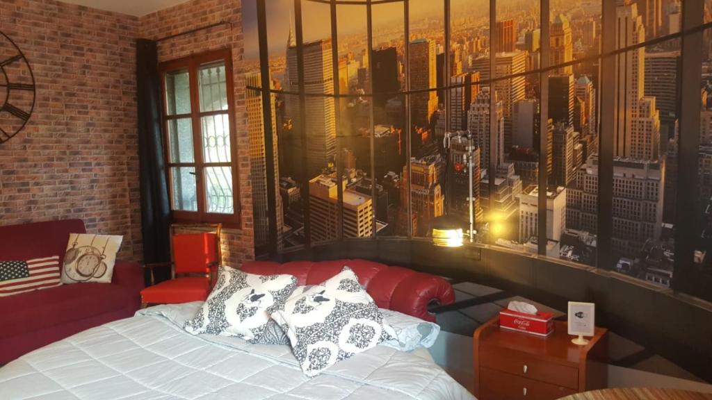 Posezení v ubytování B&B La Corte Dei Samidagi