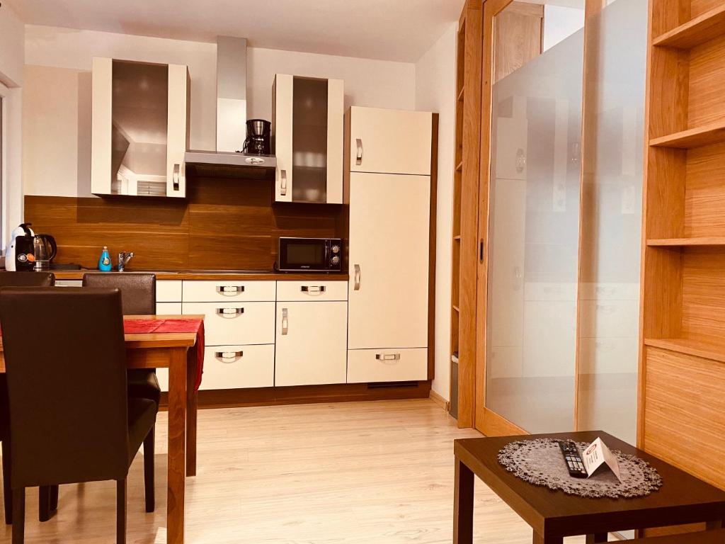 Kuchyň nebo kuchyňský kout v ubytování Apartment Mitterberger - Nassfeld