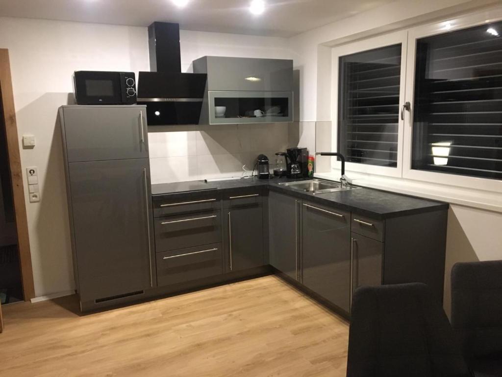 Kuchyň nebo kuchyňský kout v ubytování Apartment Mitterberger - Nassfeld