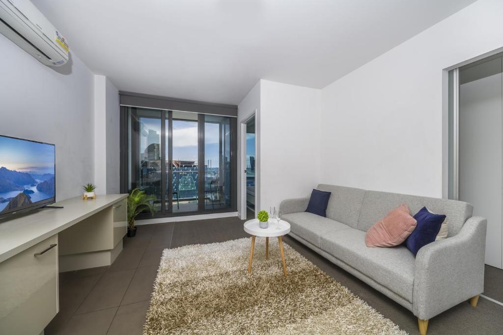 Hudson Sea View Apartments Southern Cross Station CBD - Appartement D'une Chambre