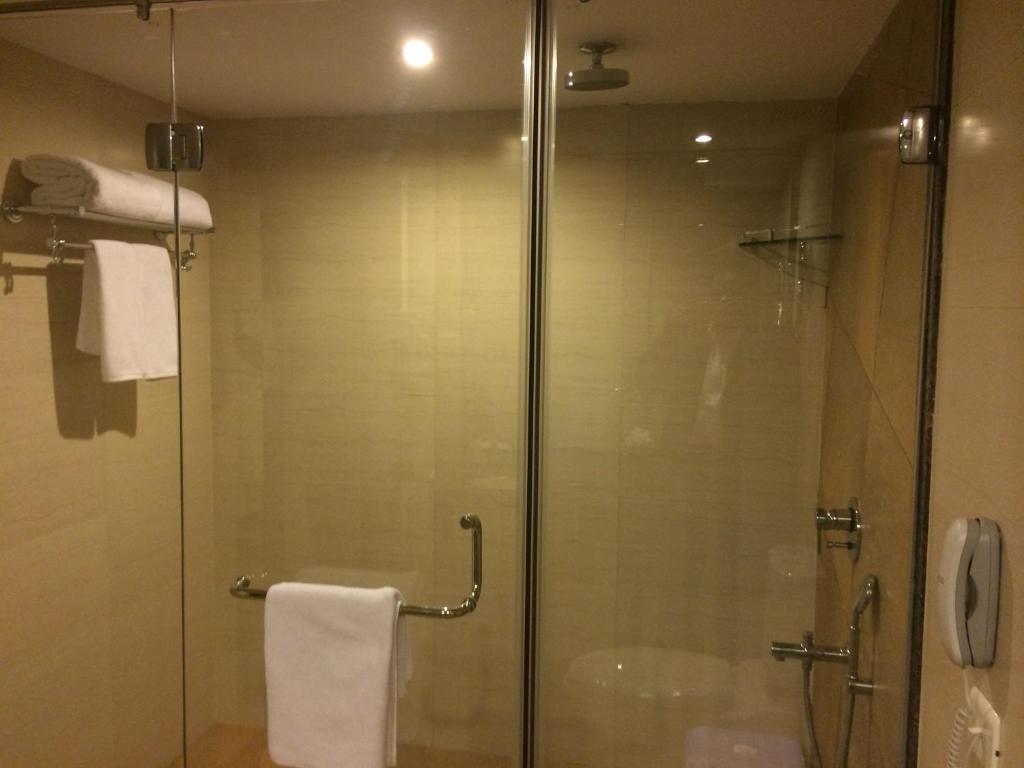 Koupelna v ubytování Golden Tulip Jaipur