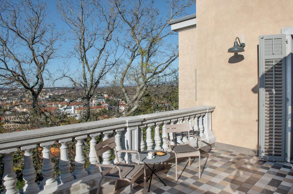 Balkón nebo terasa v ubytování Hotel Peteani