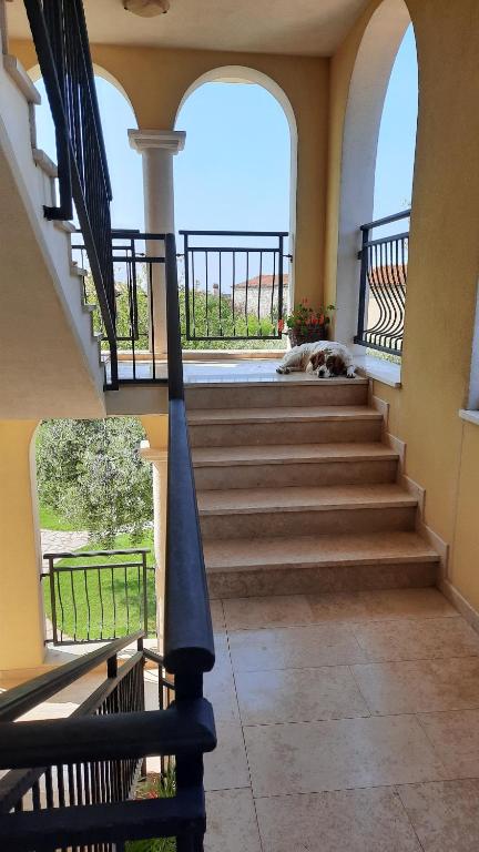 Balkón nebo terasa v ubytování Apartments Grbin