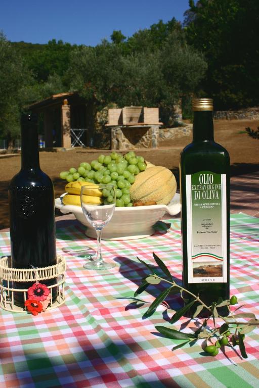 Podere La Tona italokat is kínál