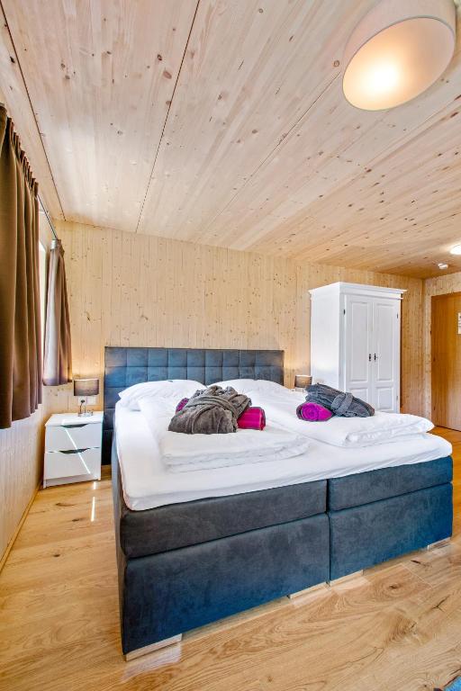 Postel nebo postele na pokoji v ubytování Haus Berghof