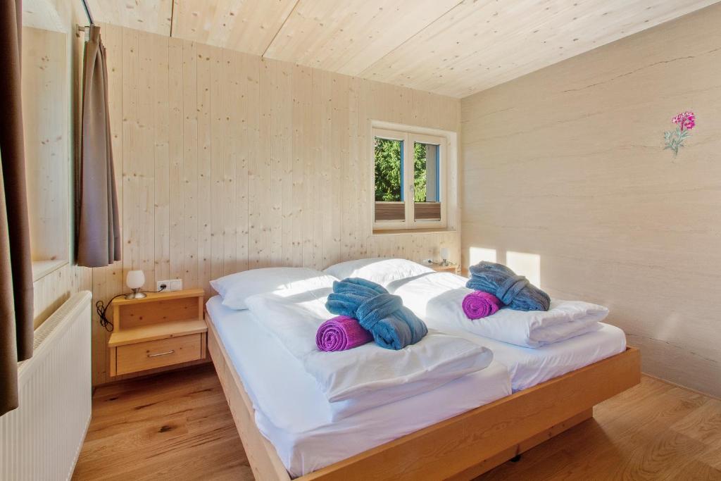 Postel nebo postele na pokoji v ubytování Haus Berghof