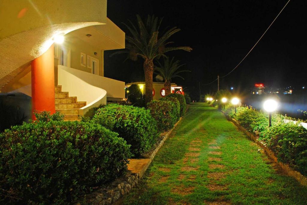A garden outside Ermioni Hotel