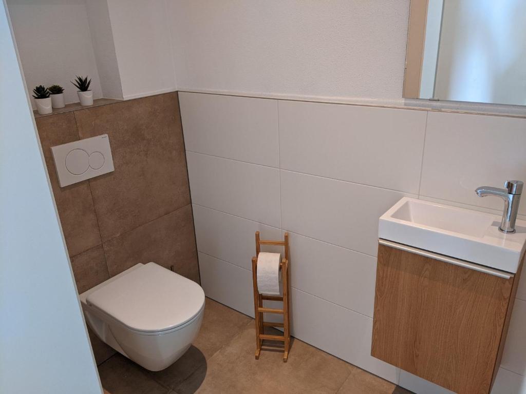 Koupelna v ubytování Ferienwohnung Bergzauber
