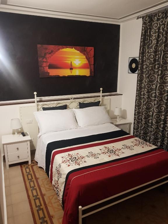 Postel nebo postele na pokoji v ubytování B&B I Puritani