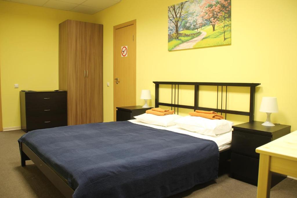 Cama o camas de una habitación en Hotel 55