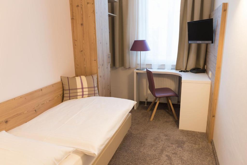 Postel nebo postele na pokoji v ubytování Klaus im Weinviertel