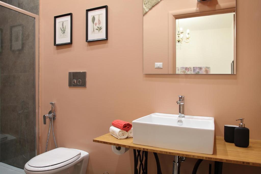 Koupelna v ubytování B&B RONCO ZAFFARANA