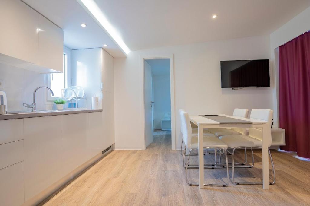 Kuchyň nebo kuchyňský kout v ubytování Adriatic Mobile Homes