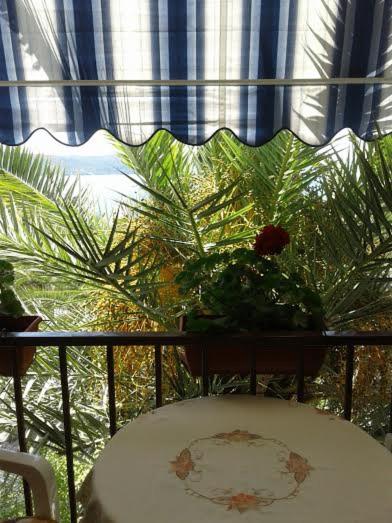Rõdu või terrass majutusasutuses Apartmani i sobe Goca
