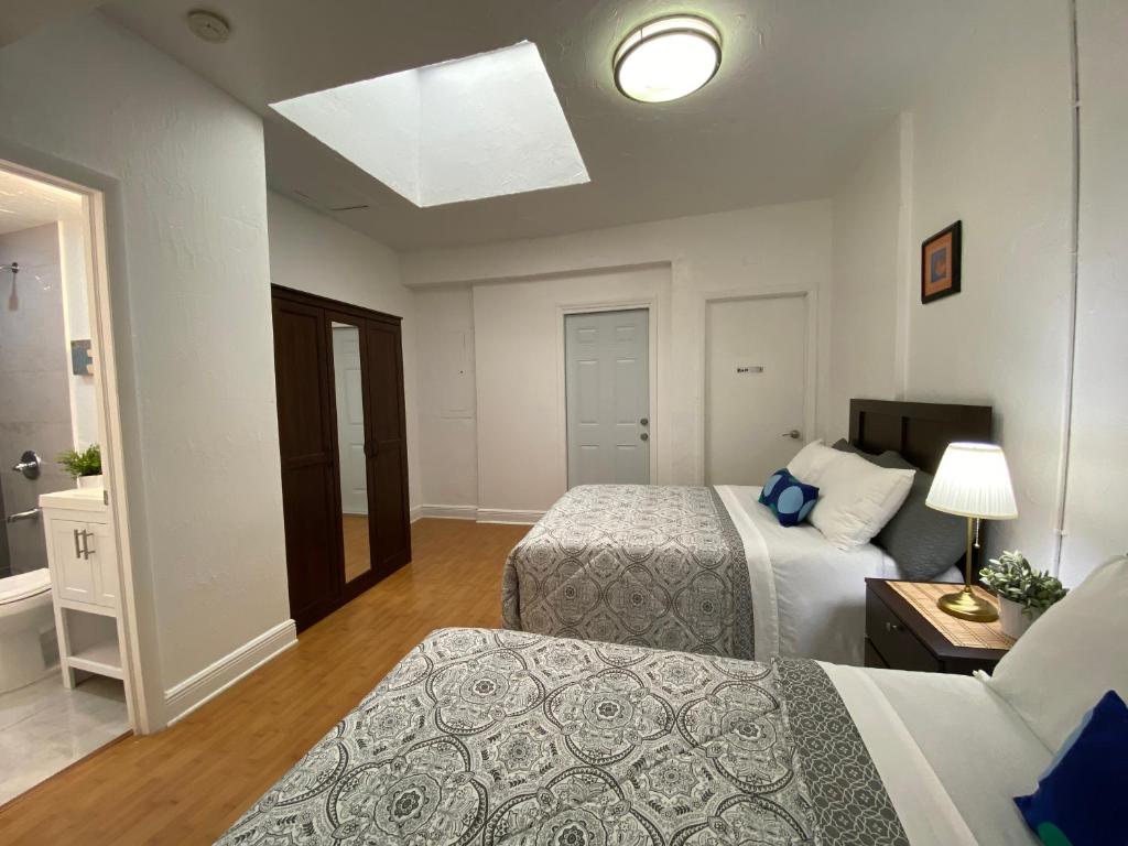 Miami Beach Rooms B&B - Chambre Double Queen Privée Et Salle De Bain