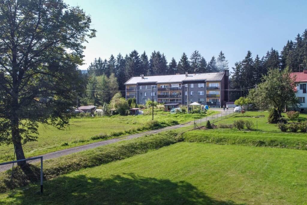 Zahrada ubytování Apartmán Staré Hamry