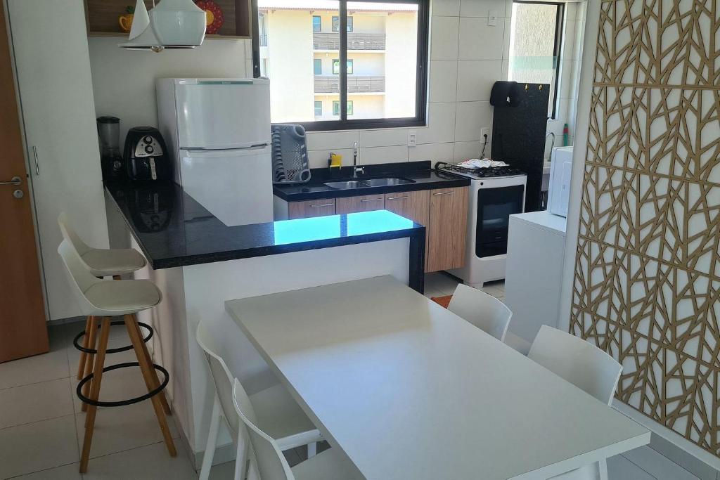  Flat cercado pelo paraíso no Beach Class Eco Life