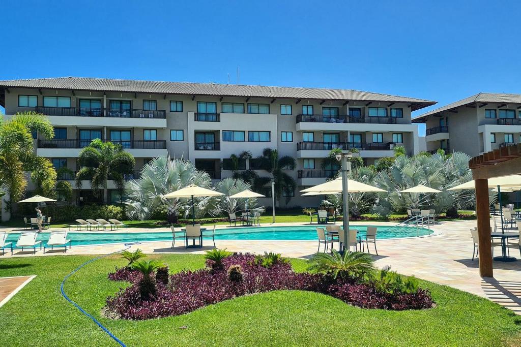  Flat cercado pelo paraíso no Beach Class Eco Life