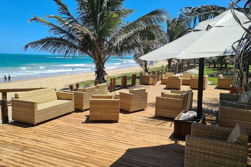  Flat cercado pelo paraíso no Beach Class Eco Life