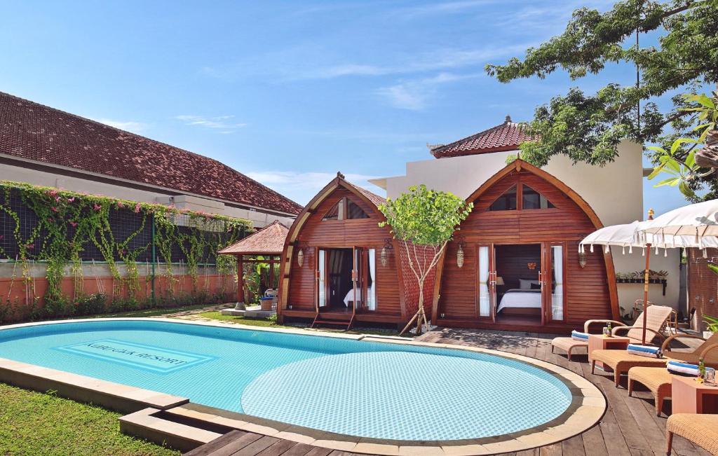 Bazén v ubytování Kubu GWK Resort nebo v jeho okolí