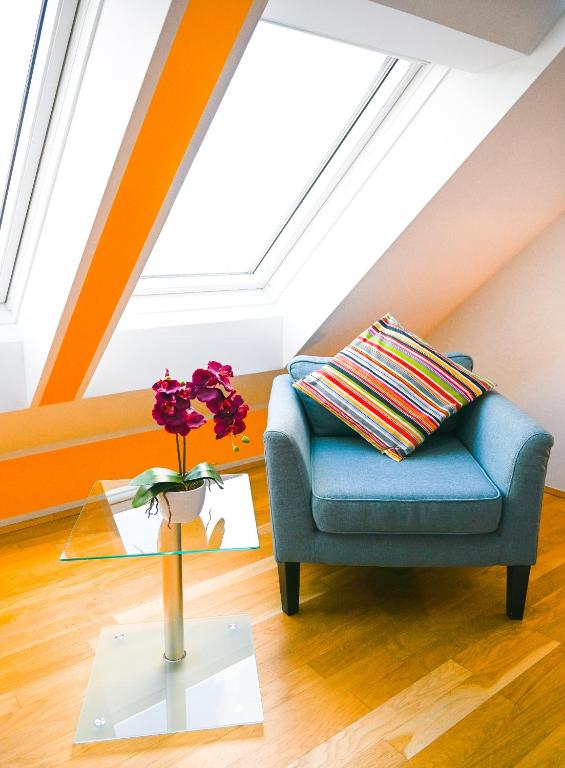 Część wypoczynkowa w obiekcie Backpacker Apartment Schönbrunn