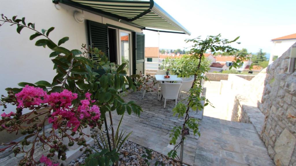 Zahrada ubytování Apartments Adria
