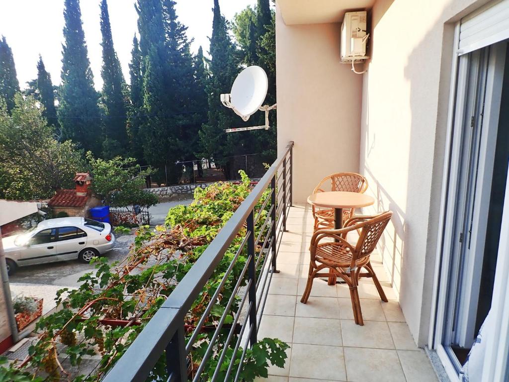 Balkón nebo terasa v ubytování Apartments Trošelj