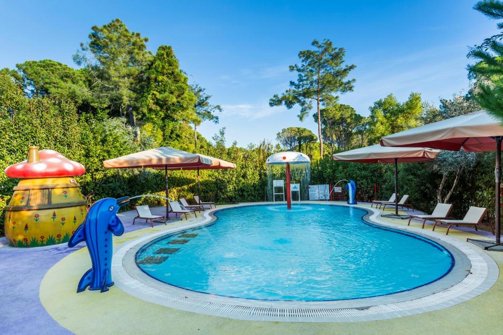 Bazén v ubytování Ali Bey Resort Sorgun nebo v jeho okolí